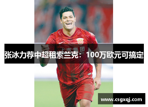 张冰力荐中超租索兰克：100万欧元可搞定